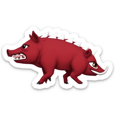 Razorback  sticker