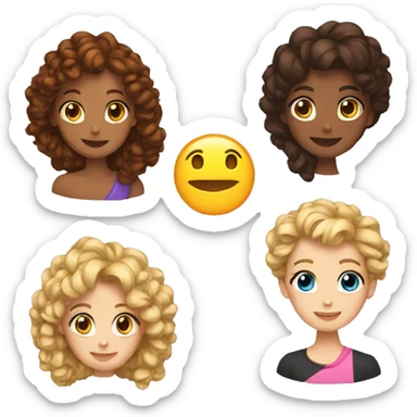 3 best friends sticker