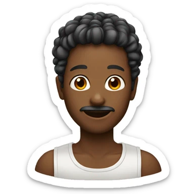 vegan person  sticker