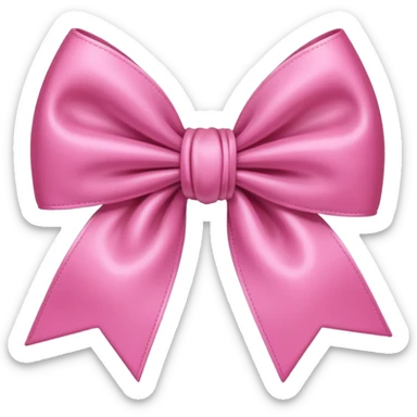 Moño lindo rosa  sticker