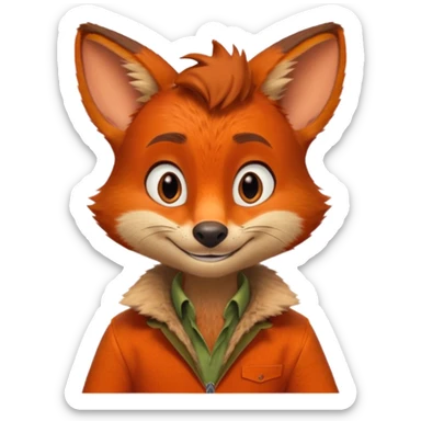 nick zootopie sticker