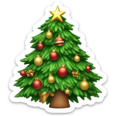Cristmas tree sticker
