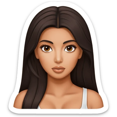 Kim Kardashians feet sticker