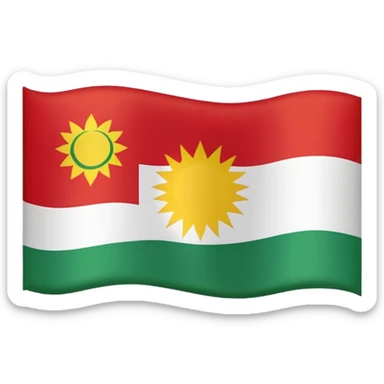 KURDİSTAN FLAG sticker