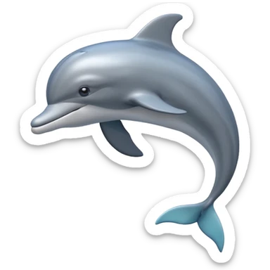 dolphin 3d sticker