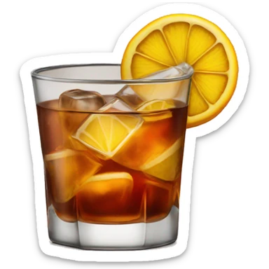Old Fashioned cocktail  sticker