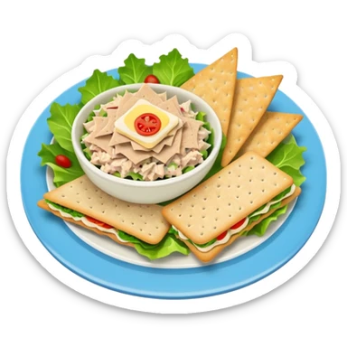 Tuna plate sticker
