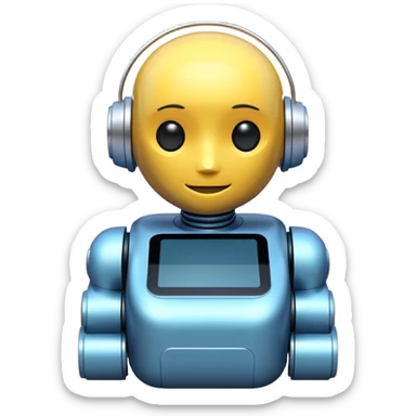 AI BOT 3D HIGH QUOLATY COLOUR FULL sticker