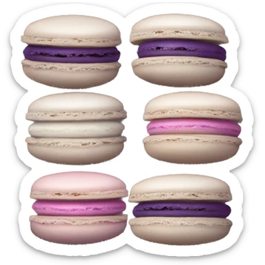 Gothic macarons sticker