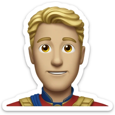Homelander from "the boys" series sticker