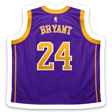 Kobe bryant jersey sticker