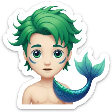 Merman sticker