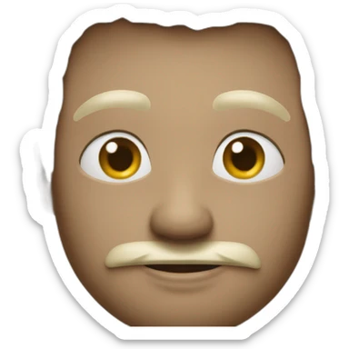 Un mec cagoulé sticker