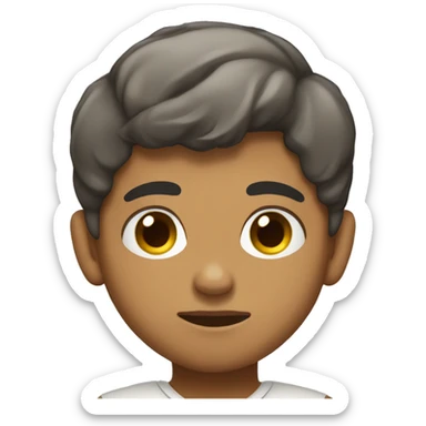 Lightskin boy raising a eyebrow sticker