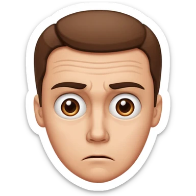 CARA DE CONFUSION sticker