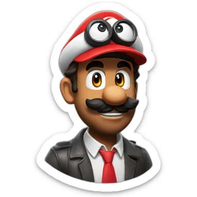Mario Odyssey sticker