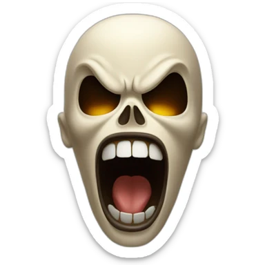 Scream sticker