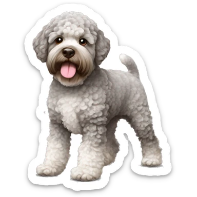 lagotto romagnolo grey cute sticker