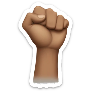 Hands closed together, similar to the “apes Together strong” with fists closed sticker