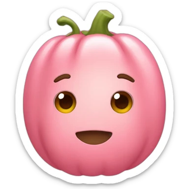 Pink cumumber brown sticker