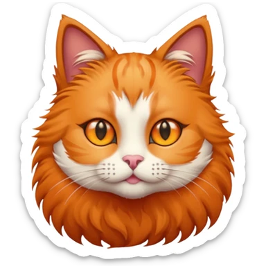 cat with star eyes sticker