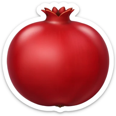A pomegranate sticker
