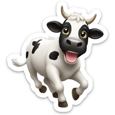 vache qui fait de la dance sticker