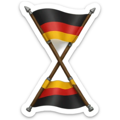 German Flag WWII sticker