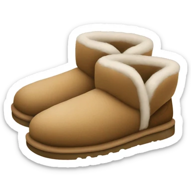 UGG slippers  sticker