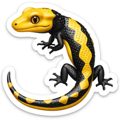 Salamandra salamandra sticker