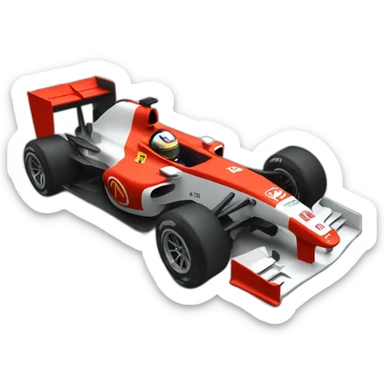 F1 car racer sticker