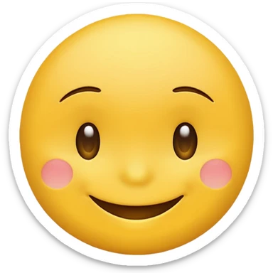 Profile smilie side eyed sticker