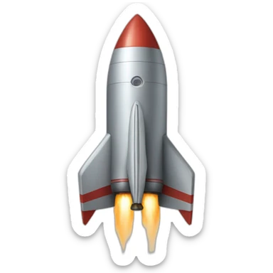 Rocket knob sticker