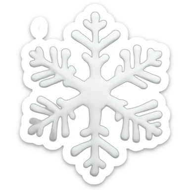 Snowflakes sticker