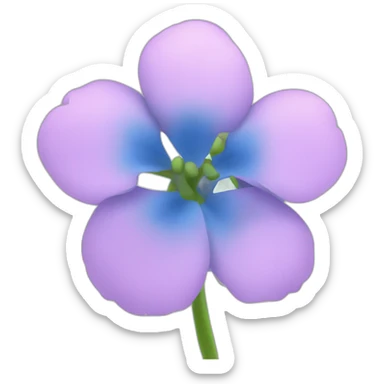 Flower dont forget me  sticker