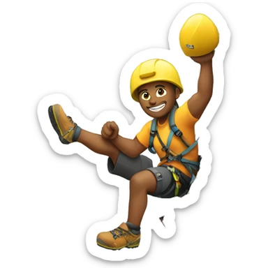 Climber sticker