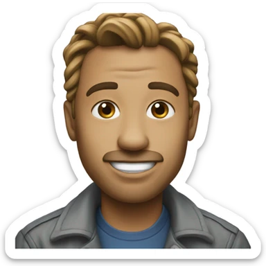 A true sigma rock sticker