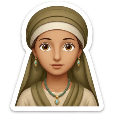 jewish women young ancient Judea sticker