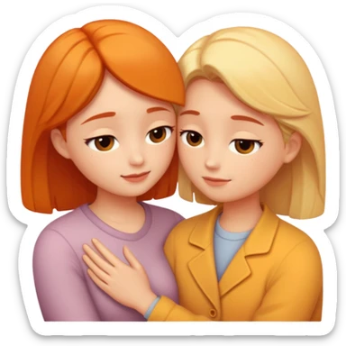 Intimate moment sticker