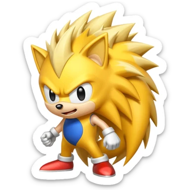 super sonic sticker