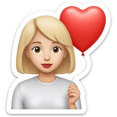 Chat love de Léa  sticker