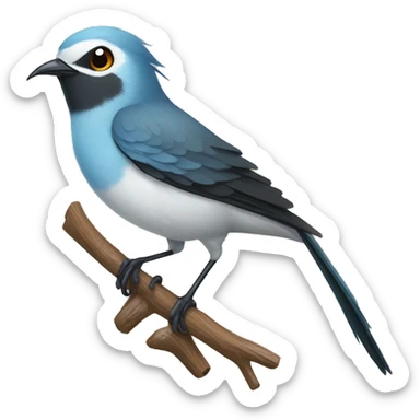 Scissortail bird sticker