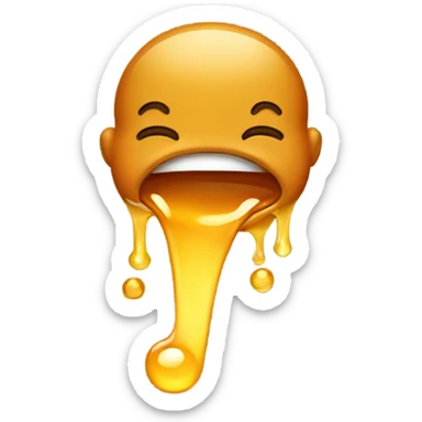 Puking honey  sticker