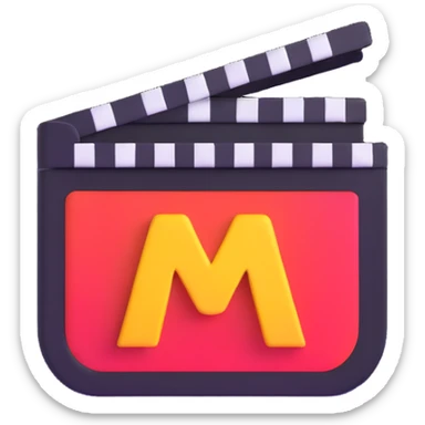movie streaming app icon sticker