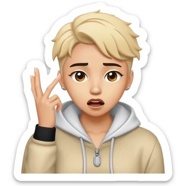 desperate influencer sticker