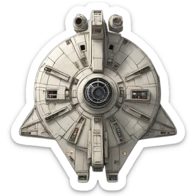 millennium falcon Ship sticker