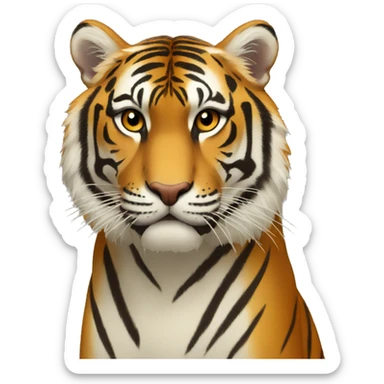 Tigre enfadado  sticker