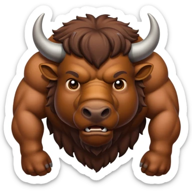 Bison thunder  sticker