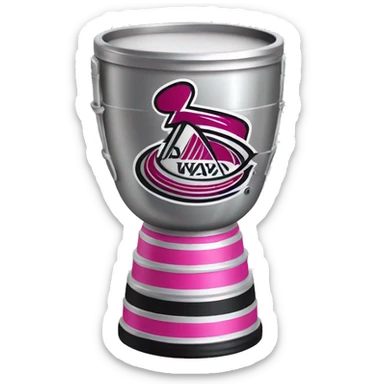 stanley cup pink sticker