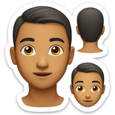 indian teenager just got a buzzcut  sticker